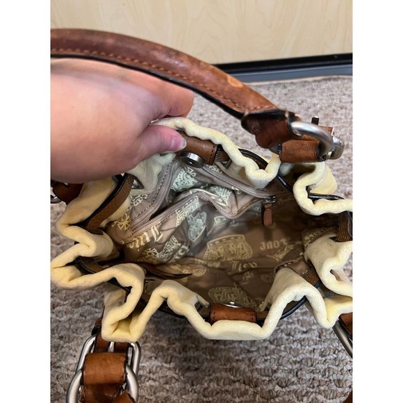 Juicy Couture RARE Yellow Velour Daydreamer Shoulder bag - Picture 6 of 12